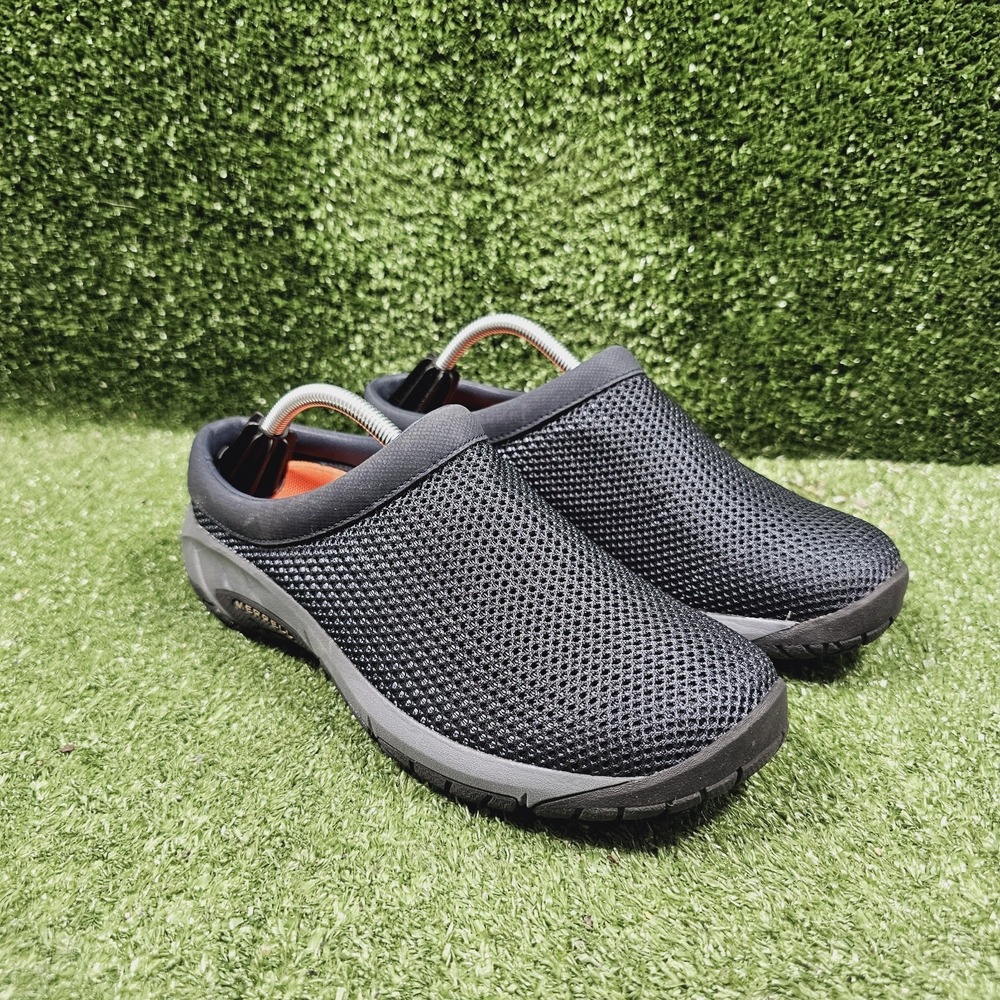 Merrell Encore Breeze 3 Navy Mesh Slip On Comfort Clogs Mules Womens Size 8.5